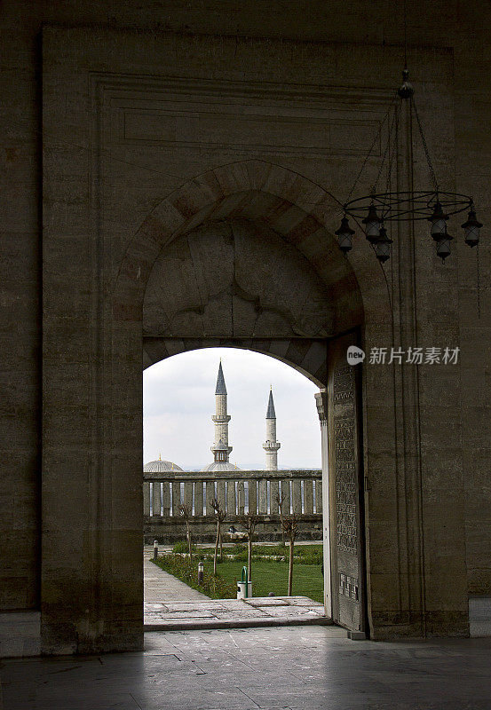 来自Edirne selimiye清真寺的老清真寺